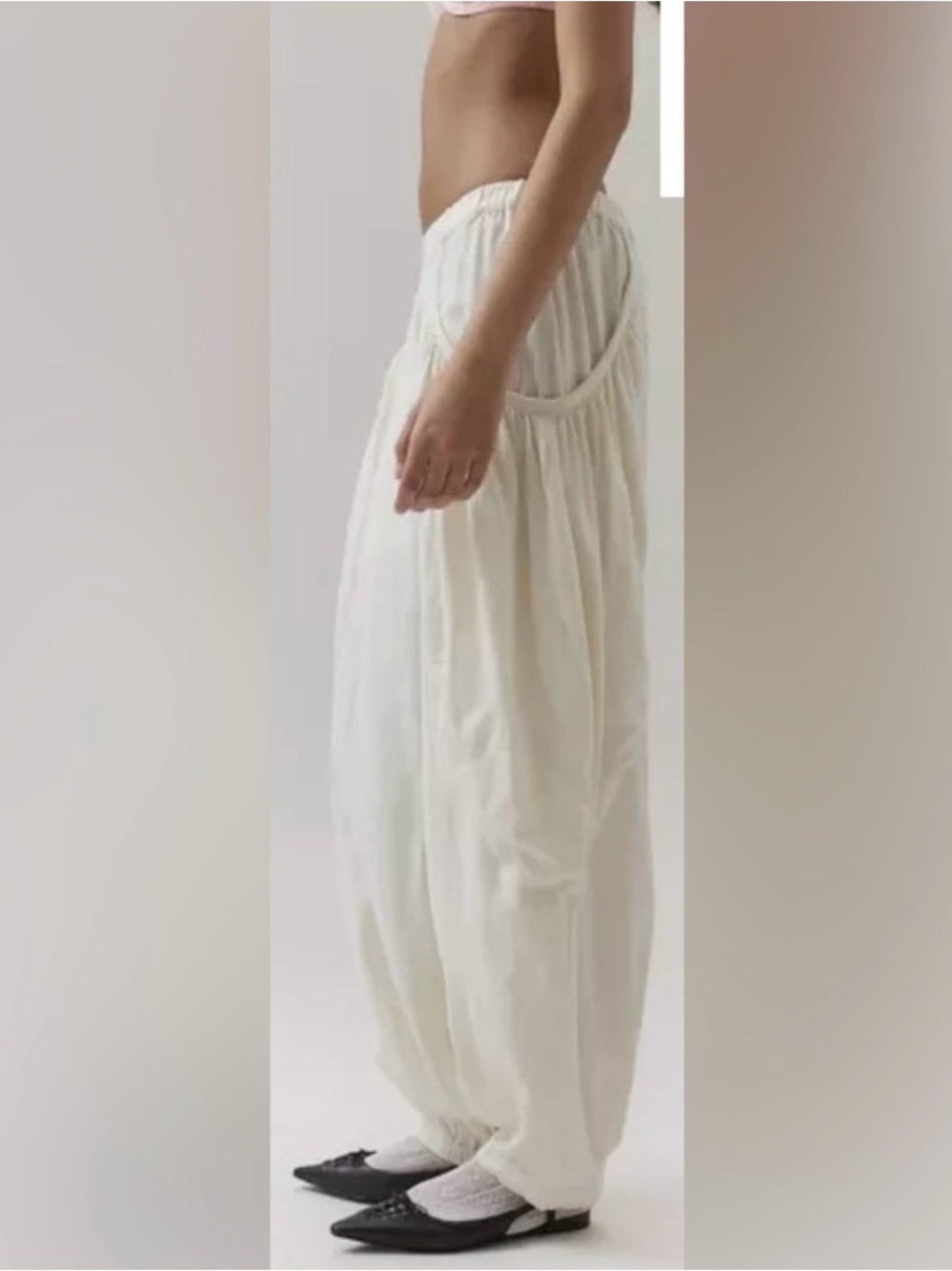 BDG Urban Outfitters linen balloon boho street wear pants - Picture 4 of 10